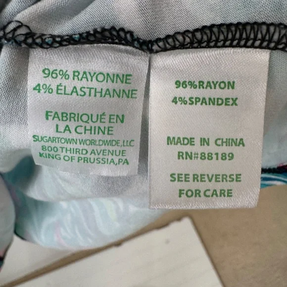 Lilly Pulitzer Ophelia Swing Dress Maldives Green Hype It Up - Picture 7 of 9